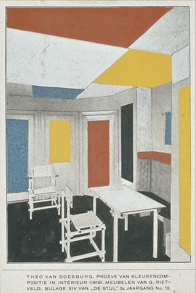 File:Van Doesburg and Rietveld interior 1919.jpg
