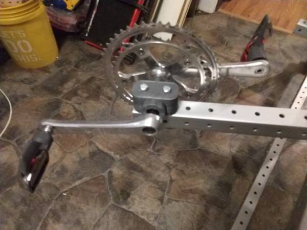 Cranks installed