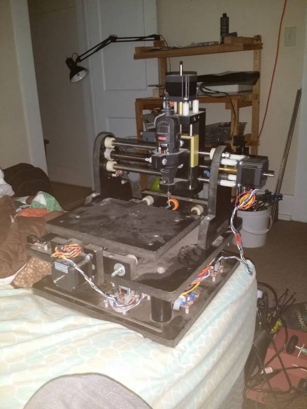 Fireball CNC prototype used to print first Darwin and Mendel parts