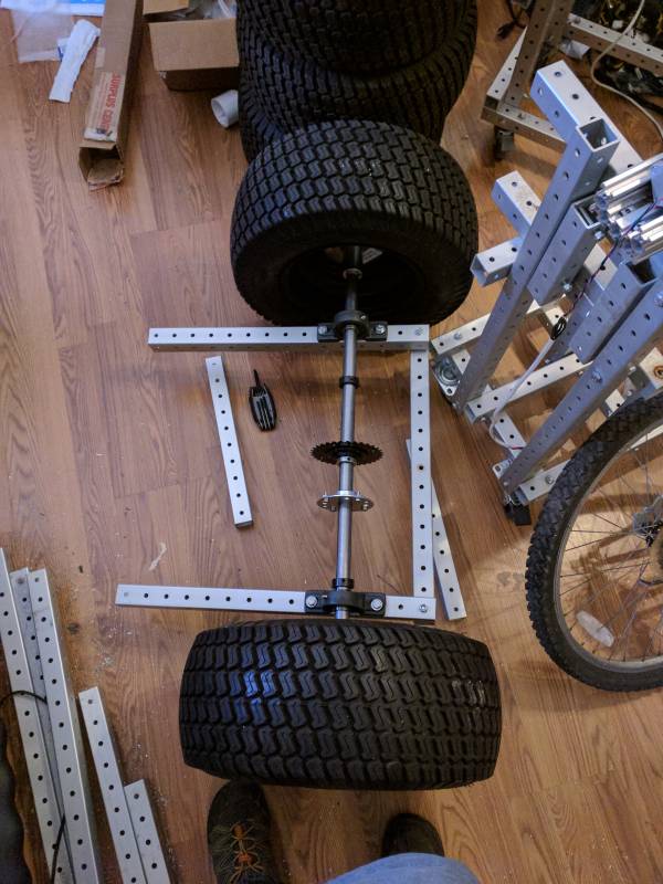 Rear wheel mockup Rear wheel mockup