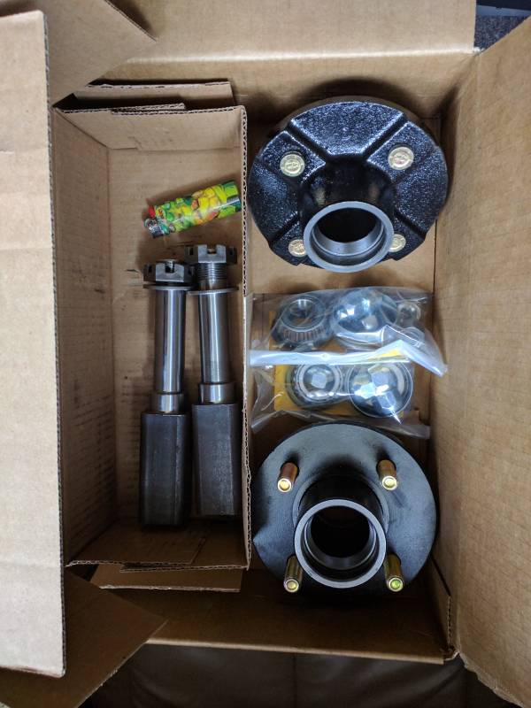 Front spindles Front spindles